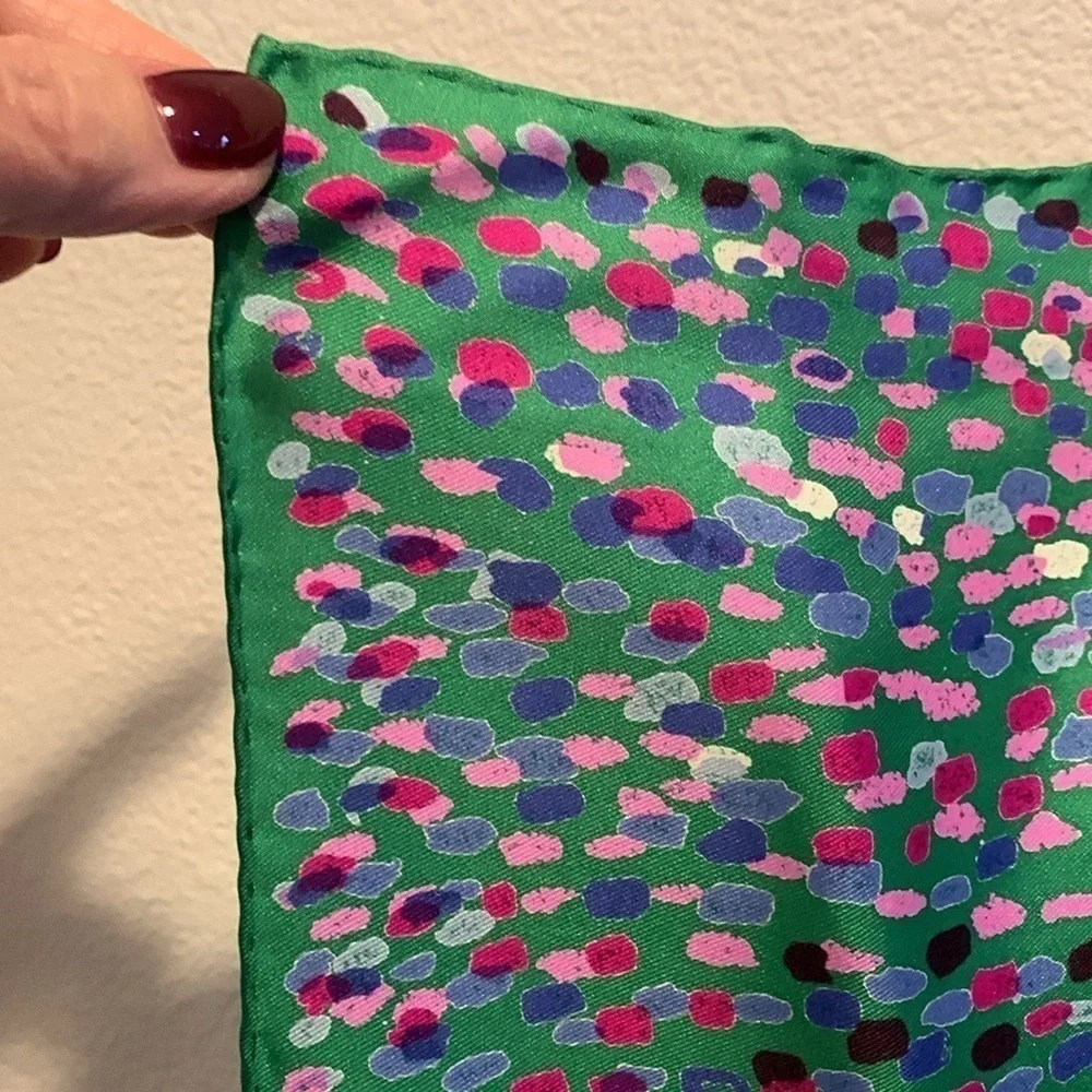 Vintage Neiman Marcus  Silk Scarf 30” Square by Ray Strauss UNLTD. Japan.‌‌‌‌‌‌‍